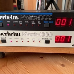 Oberheim   Matrix-1000 白　黒　2台の画像