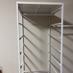 引取限定　IKEA　JONAXEL　4個セット スチールシェルフ 収納ラックの画像
