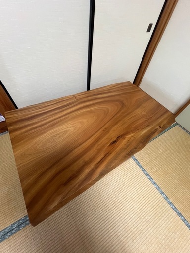 一枚板　ローテーブル