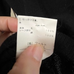 黒レディース薄手カーディガン　冬物のため、値下げしますの画像