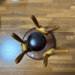 アンティーク　うさぎスリッパ立ての画像