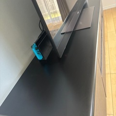 【美品】東京インテリア　ローボード【スモーカー BK/クローチェ】の画像
