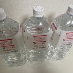 【未開封】高純度 精製水 2L × 3本セット（スキンケア・美顔器 加湿器などに）の画像