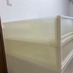 【受け渡し予定者さま決まりです】無印の衣装ケース小4セットの画像