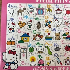 キティちゃんあいうえおパズル🧩の画像