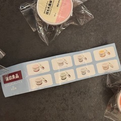 無印良品　🍦 ガチャガチャ ミニチュアふせんアイス の画像