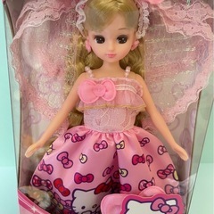 新品未使用　リカちゃん　ハローキティだいすき　ウェディングドレスの画像