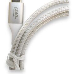 【コストコ・アウトレット】Belkin BoostCharge 240W USB-C ケーブル 1m ホワイト CAB015BT1MWHの画像