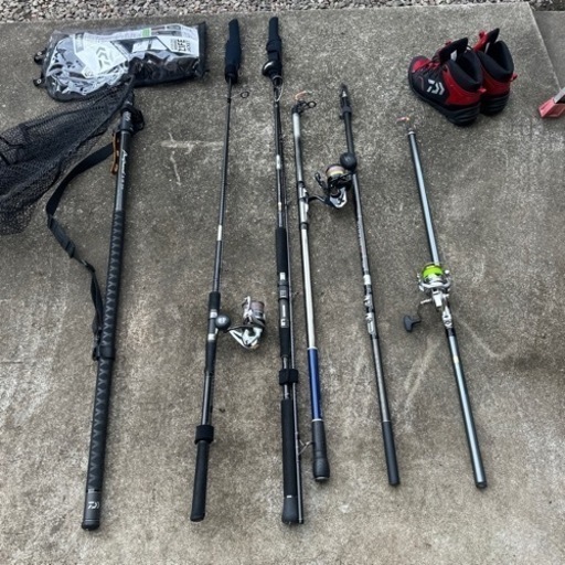 ライトジギング/礒竿/投げ竿/Daiwa礒玉網50-50