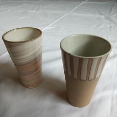 陶器の小タンブラー５個組の画像