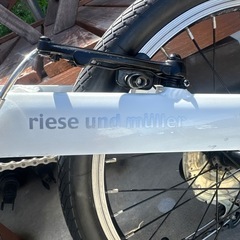 ✰Riese und Müller ✰BD-1 折りたたみ自転車✰ ホワイト✰の画像