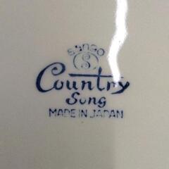 0718-071 ストーンウェアプレート　Sango Country Song カントリーソング　三郷陶器の画像