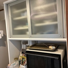 作業台キッチンボード100サイズ（ダンパー付き引き出し）の画像