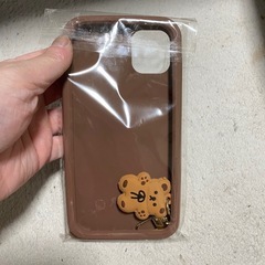 大人気韓国BRUNCH iPhone11ケースキーホルダー付きブラウンの画像