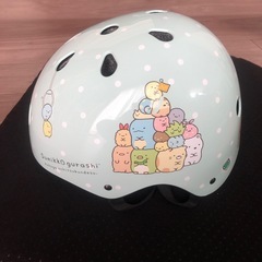 【子供用ヘルメット】【M&M】SG対応 ヘルメット すみっコぐらし すみっこぐらし 子供用ヘルメット ブルー かわいい 0493【キャラクターヘルメット】【エムアンドエム】【安全防具】の画像