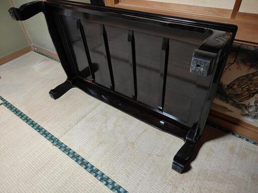 黒檀座敷机座卓150cm×90cm×35cm (桃太郎) 千城台のテーブル《座