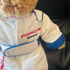 お値下げ！早い者勝ち！【ポルシェ PORSCHE】テディベア レーシングスーツ ぬいぐるみ の画像