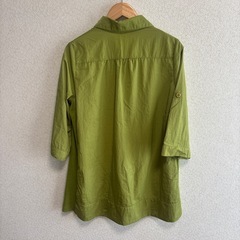 ⚠️最終価格　7/21(月)まで🙇‍♀️Mサイズ　グリーン　レディーストップス七分袖の画像