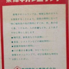 東輝 ネオジムランプ 2個セット／自然光 白熱電球／未使用・希少品の画像