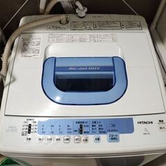 日立　NWT71-W　全自動洗濯機(洗濯容量／脱水容量7kg)　ピュアホワイトの画像