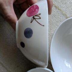 いちご柄小鉢セットの画像