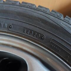 ハスラー純正ホイール、冬タイヤセット　165/60r15の画像