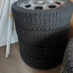 ハスラー純正ホイール、冬タイヤセット　165/60r15の画像