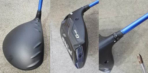 【値下げ・バーゲン価格】PING/ピンG425 LSTドライバーロフト１０．５°マットブラック　リシャフト品フジクラSPEEDER　NX装着　Flex Rヘッドカバー付■引き取り優先