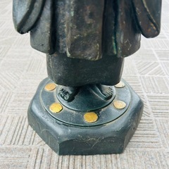 法然房源空求道青年仏像 中古品　の画像