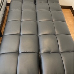 【美品】2人掛けソファー 130cm幅 ソファベッド 美品 リクライニングの画像