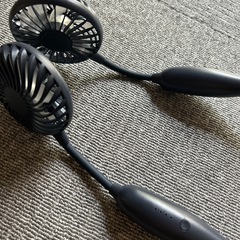 首掛け扇風機の画像