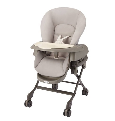 Combi ベビーチェア グレー トレイ付き