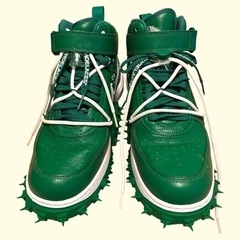 超希少　26.5cm Off-White×NIKE Air Force1 緑 の画像