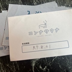 コンナサウナー入浴券の画像