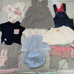 80サイズ　女の子　夏服の画像