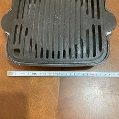 2人用焼肉グリル(鉄鋳物製)の画像