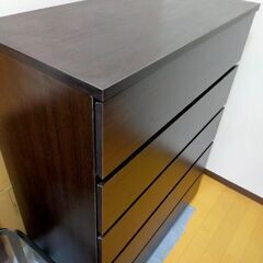 ★シンプルで使いやすい5段チェスト★　どんなお部屋にも合うカラーの画像