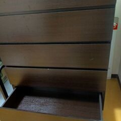★シンプルで使いやすい5段チェスト★　どんなお部屋にも合うカラーの画像