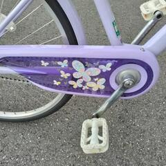 ブリジストン　エコパル　　薄紫　自転車　22インチ　女の子の画像