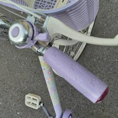 ブリジストン　エコパル　　薄紫　自転車　22インチ　女の子の画像