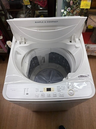 ☆ドリーム荒牧店ジモティー割引有☆ 5.5kg洗濯機/ｼｬｰﾌﾟ/ES-GE5C/2019