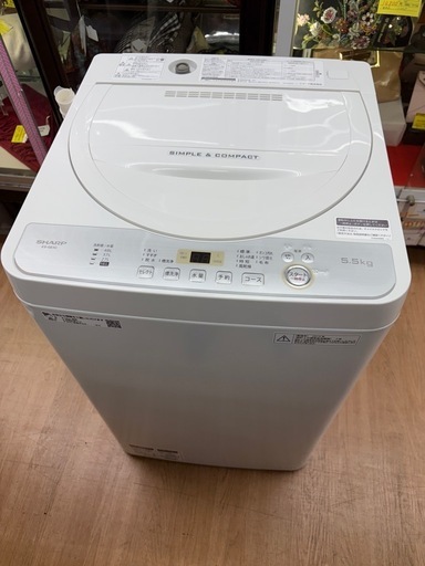 ☆ドリーム荒牧店☆☆ジモティー割引有☆ 5.5kg洗濯機/ｼｬｰﾌﾟ/ES-GE5C/2019