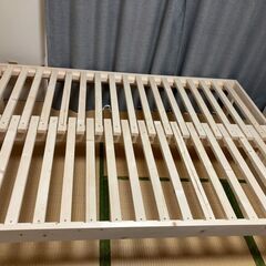 すのこベッド(シングル〜ダブル伸縮)ソファータイプの画像