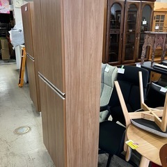 ☆値下げ☆Ｋ2507-472 シューズボックス ハイタイプ (大川家具)キズ汚れ有りの画像