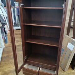 ★リユースのサカイ水戸店★本棚茶H140.5×D40×W60クリーニング済みMT4942の画像