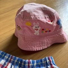 ミキハウス　ベビー帽子とスカートセットの画像