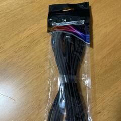 CableMod 12VHPWR PCI-e 延長 PCIケーブル　PSU変換の画像