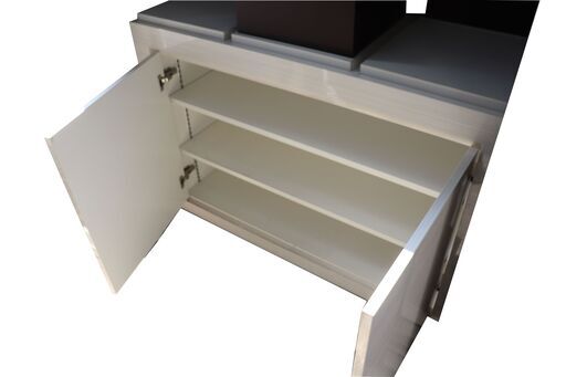 上板の移動可能！大型ディスプレイ棚/キャビネット/飾り棚/ディスプレイ台/収納家具/店舗什器/インテリア/ディスプレイカウンター