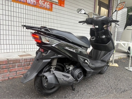 ★20万円　スウィッシュ125 セル1 実動車　スズキ　スウィッシュ　小型　スクーター　DV12B 2018年モデル！