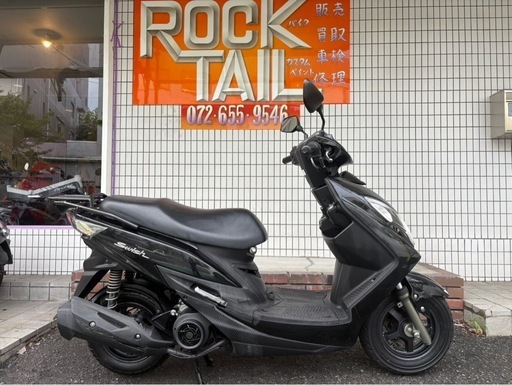 ★20万円　スウィッシュ125 セル1 実動車　スズキ　スウィッシュ　小型　スクーター　DV12B 2018年モデル！